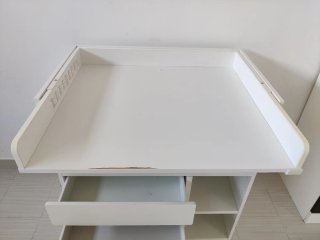 Cambiador-bebés Blanco SMÅSTAD con 3 cajones