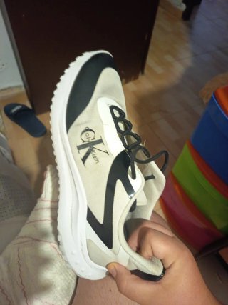 Zapatillas Calvin Klein Beige y Negro