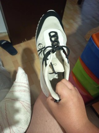 Zapatillas Calvin Klein Beige y Negro