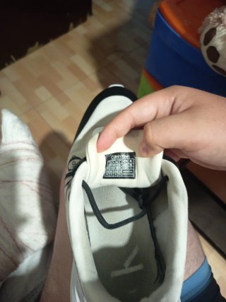 Zapatillas Calvin Klein Beige y Negro