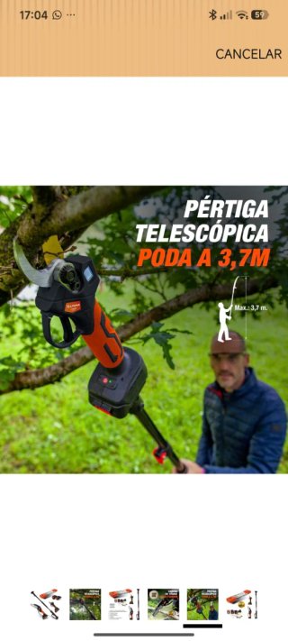 Kit Poda Eléctrico: Motosierra y Tijera
