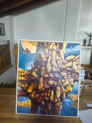 Cuadro acuarela paisaje