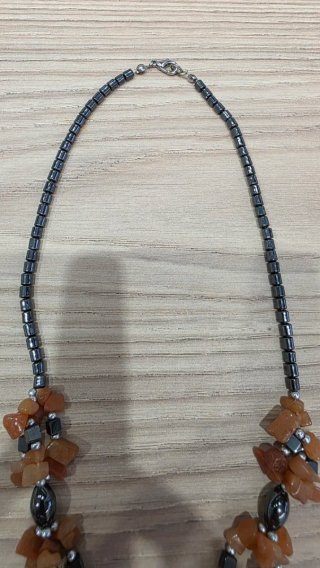 Collar de piedra vintage