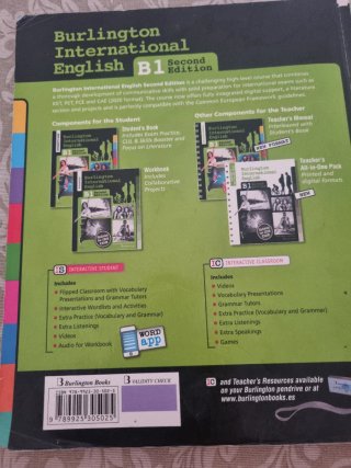 Libro de inglés Burlington 3 de secundaria