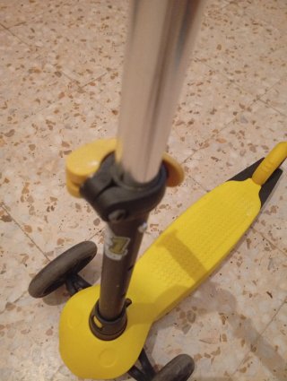 Patinete infantil 3 ruedas amarillo