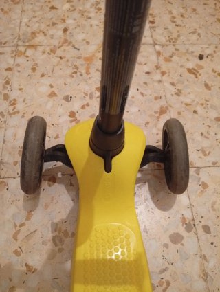 Patinete infantil 3 ruedas amarillo