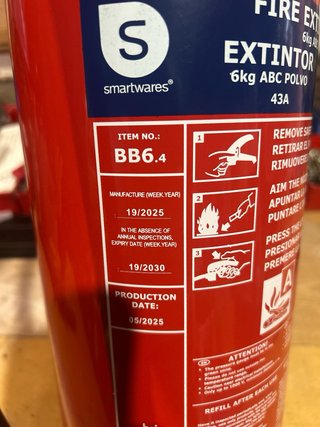Extintor ABC 6kg