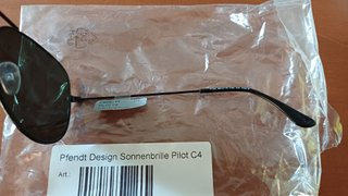 Gafas de sol Pfendt Airport Nuevas Negro Marrón