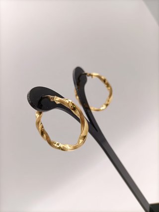 Pendientes Aro Oro 18K 3,38gr