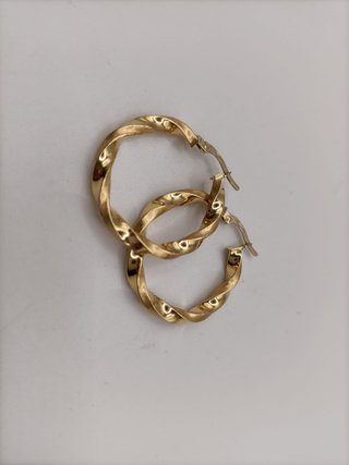 Pendientes Aro Oro 18K 3,38gr