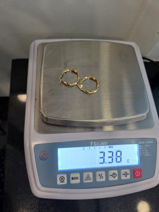 Pendientes Aro Oro 18K 3,38gr