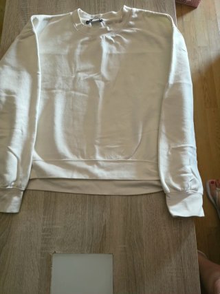 Sudadera niña blanca