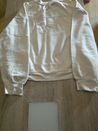 Sudadera niña blanca