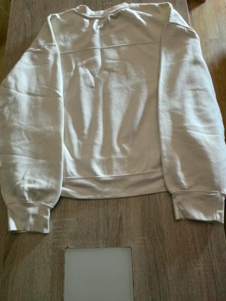Sudadera niña blanca
