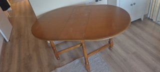 Mesa plegable/extensible madera