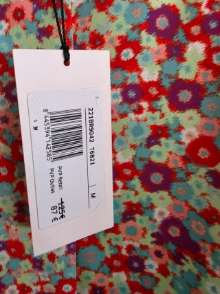Vestido mini flores multicolor