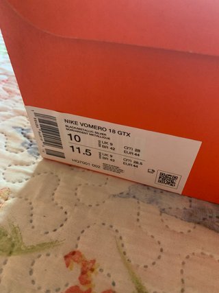 Nike Vomero 18 Gore-Tex "Black White" (T. 44EU)