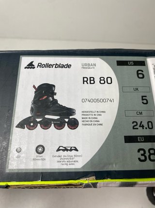 : Patines Rollerblade RB 80 Talla 38