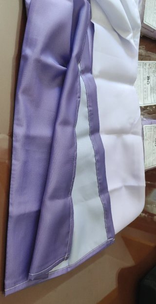 3 Cortinas de Ducha Malva-Violeta-Morado Degradado