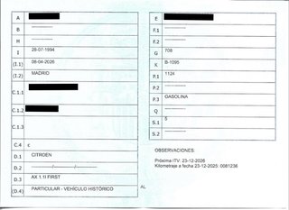 Citroen AX first 1994 1.1 gasolina