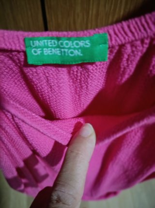Mono rosa Benetton T.11-12