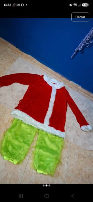 Disfraz Grinch Rojo y Verde