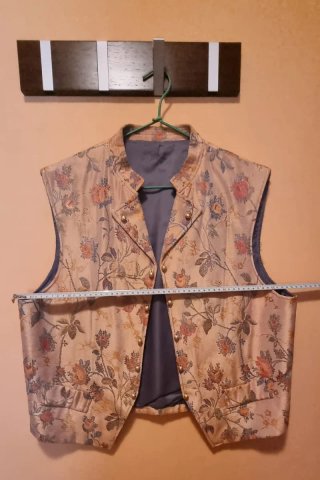 Chaleco fallero adulto multicolor