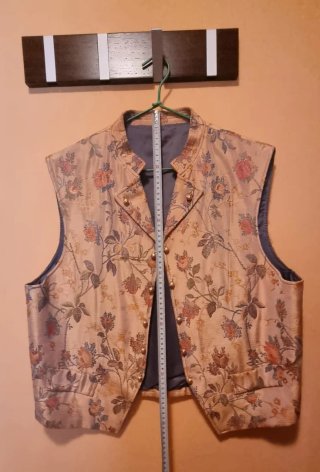 Chaleco fallero adulto multicolor