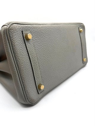 Bolso Hermès Birkin 30 Gris