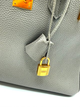 Bolso Hermès Birkin 30 Gris