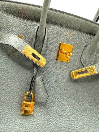 Bolso Hermès Birkin 30 Gris