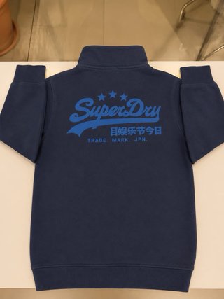 Sudadera Superdry Tokyo Azul Marino Talla XS