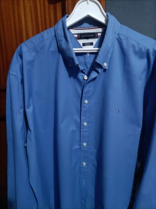 Camisa Tommy Hilfiger Hombre XXXL Azul