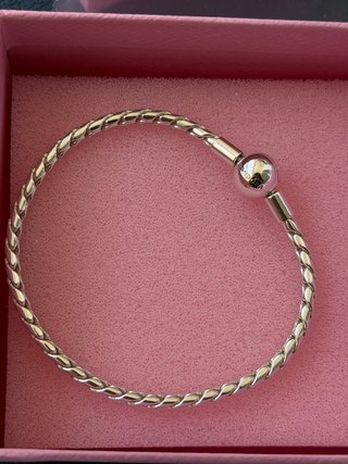 Pulsera Pandora Cadena Alada Cierre Redondo