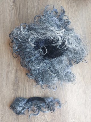 Lote 3 Reyes Magos: Coronas, Peluca y Barbas