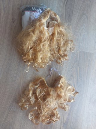 Lote 3 Reyes Magos: Coronas, Peluca y Barbas