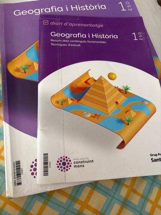 LIBROS GEOGRAFIA I HISTORIA 1ESO CONSTRUINT MONS