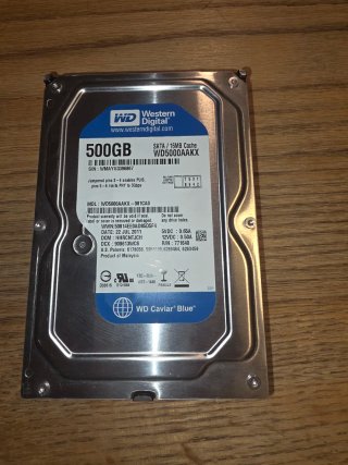 Disco Duro WD 500GB SATA WD5000AAKX