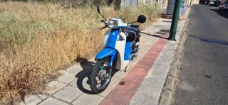 Honda Scoopy SH80 Azul y Blanco