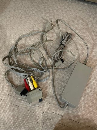 Nintendo Wii bianca con base