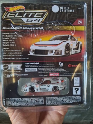 Hot Wheels Elite 64 Mazda RX-7 Liberty Walk