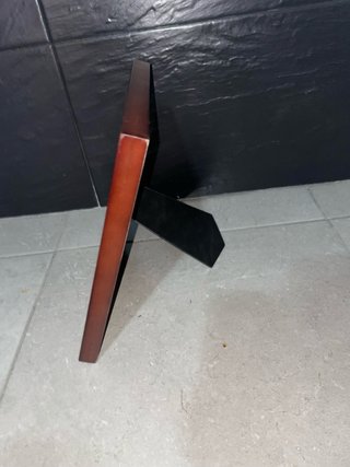 Marco de fotos madera marrón