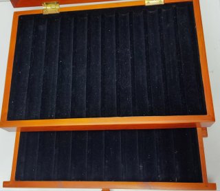 Estuche de madera para bolígrafos