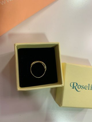 Anillo Infinito Circonitas 18k Roselin