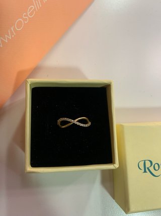 Anillo Infinito Circonitas 18k Roselin