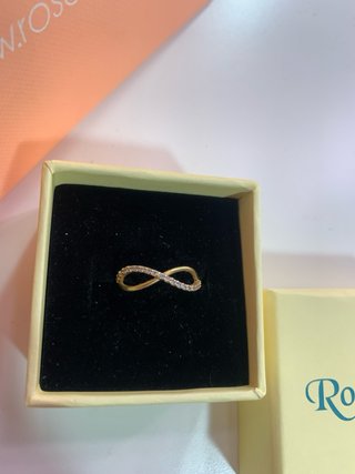 Anillo Infinito Circonitas 18k Roselin