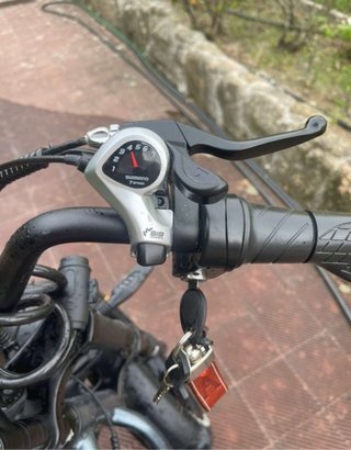 Bicicleta Eléctrica Retro Negra