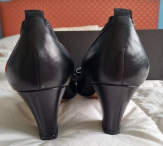Décolleté open-toe nere Guglielmo Rotta