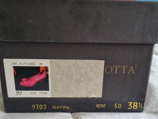 Décolleté open-toe nere Guglielmo Rotta