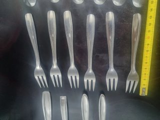 Set de cubiertos de acero inoxidable